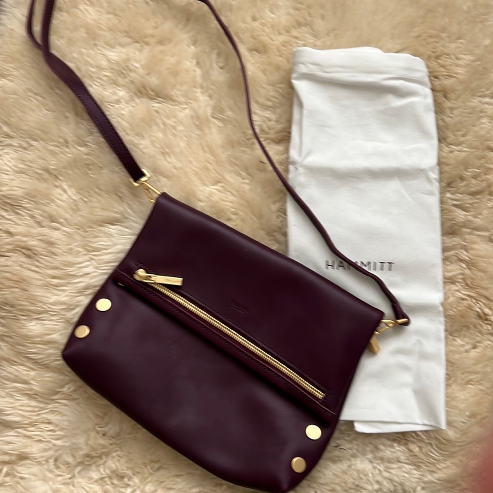 NWOT HAMMITT. VIP MED RARE PURPLE CROSSBODY PURSE